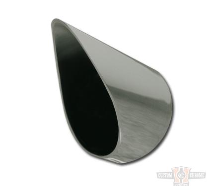 Slant Endcap E3 BLK. Straight For Harley-Davidson