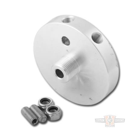 Alu backing plate for remote oilfilter For Harley-Davidson