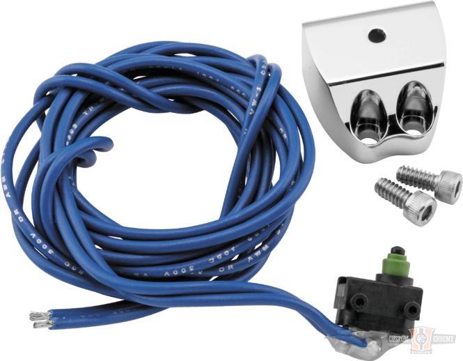 Brake Light Switch Assembly Chrome For Harley-Davidson