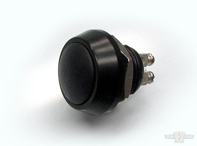 MG Push Button compact (M12) Blk. For Harley-Davidson