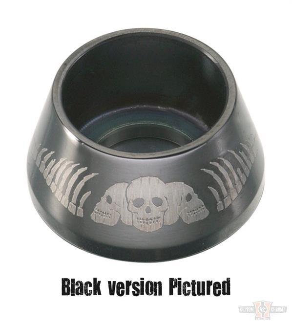 Riser Bolt Cover VA, 1/2, Bones For Harley-Davidson