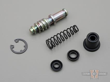 Front Master Cylinder Rebuild Kit, dual disc brakes 1/2" bore For Harley-Davidson