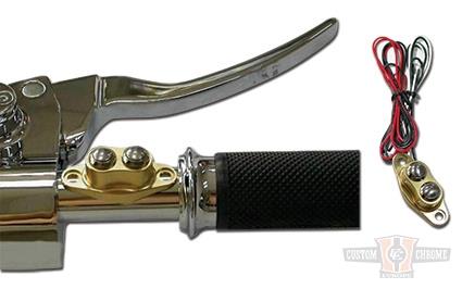 Dual Micro Switch Kit Bronze For Harley-Davidson