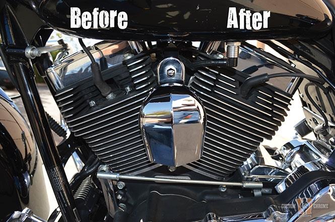 Natural Hi-Lighted Finned Headbolt Covers For Harley-Davidson