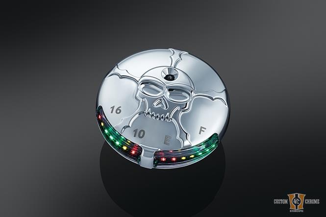 Zombie Led Fuel/Battery Gauge For Harley-Davidson