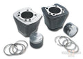 OEM Evo Cylinder and Piston Kit, Black For Harley-Davidson