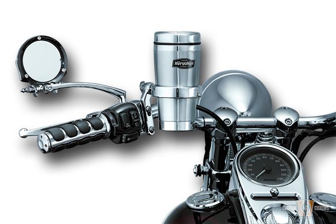 Stainless Mug Drink Holder for Perch Mount For Harley-Davidson
