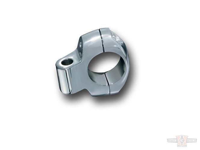 Accessory Clamp Mount for 1-1/4" Bars, Chrome For Harley-Davidson