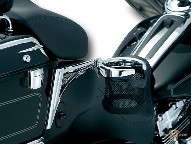 Passenger Drink Holder For Ultra Basket Right For Harley-Davidson