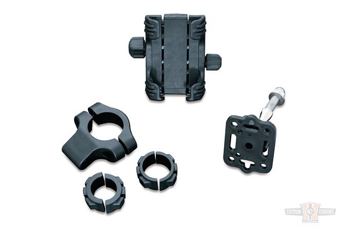Tech-Connect Device Mounting System with Standard Cradle for Bar Mount For Harley-Davidson