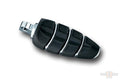 Kinetic Pegs with Male Mount Adapters, Chrome For Harley-Davidson