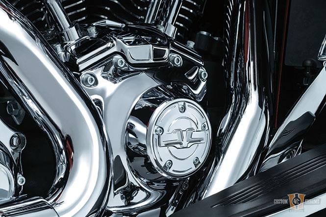 Bahn Timing Cover, Chrome For Harley-Davidson