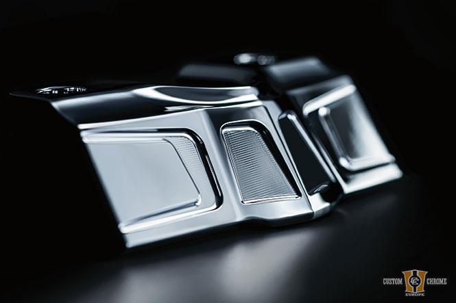 Bahn Spark Plug-Head Bolt Covers, Chrome For Harley-Davidson