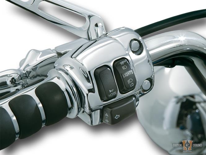 Chrome Switch Housings For Harley-Davidson