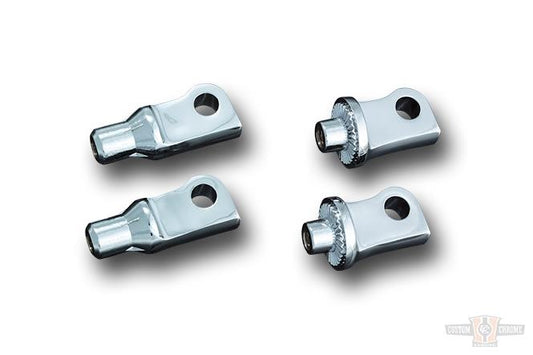 Tapered Peg Adapters, Chrome For Harley-Davidson