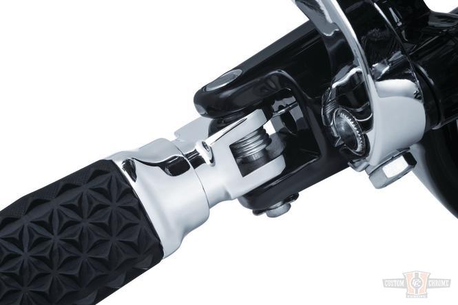 Splined Driver Peg Adapter , Chrome For Harley-Davidson