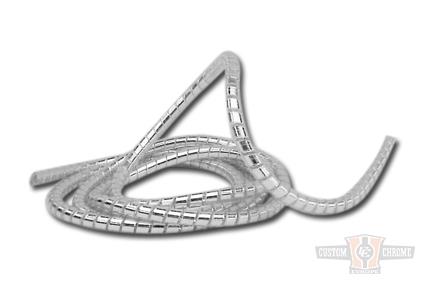 Chrome Cable Wrap, 3/16" For Harley-Davidson