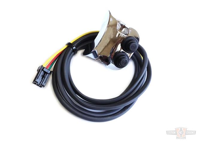 Legend Handlebar Switch, Standard, Chrome For Harley-Davidson