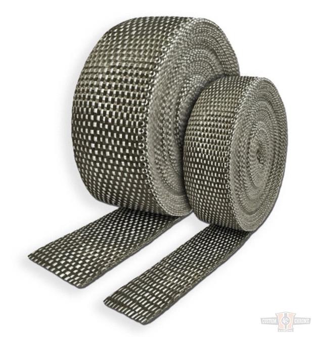 Platinum Exhaust Wrap 1" x 1/16" x 50 Ft. Roll For Harley-Davidson