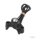 Kustom Tech Handlebar Control Clamp with Micro Switch - Alu. black For Harley-Davidson