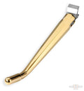 Kustom Tech Weld-On Diamond Kickstand - polished brass For Harley-Davidson