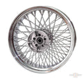 Paughco, Rear 80-Spoke Wheel Assembly 16X5.5 Round, Chrome For Harley-Davidson