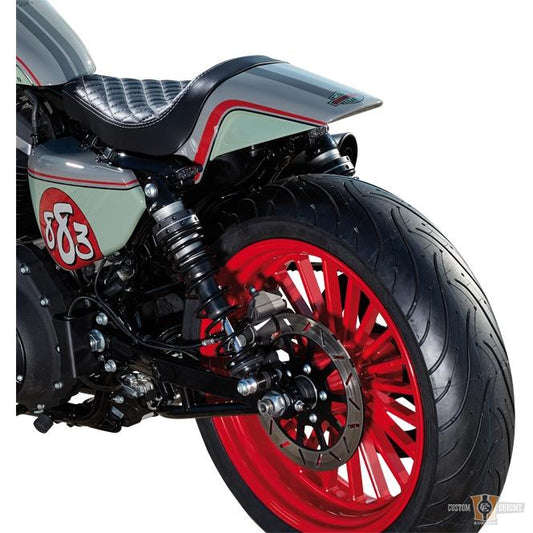 Rear Fender, Dirt Track, Glass Reinforced Plastic, Including Seat Pan For Harley-Davidson