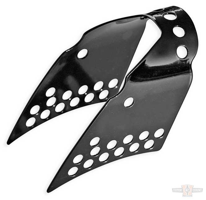 Tank Pin-Up Kit, Powdercoated, Black For Harley-Davidson