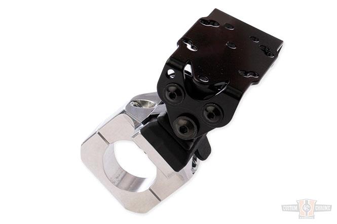 Navigation / Phone Bracket Universal, 7/8" (22 mm), Polished For Harley-Davidson