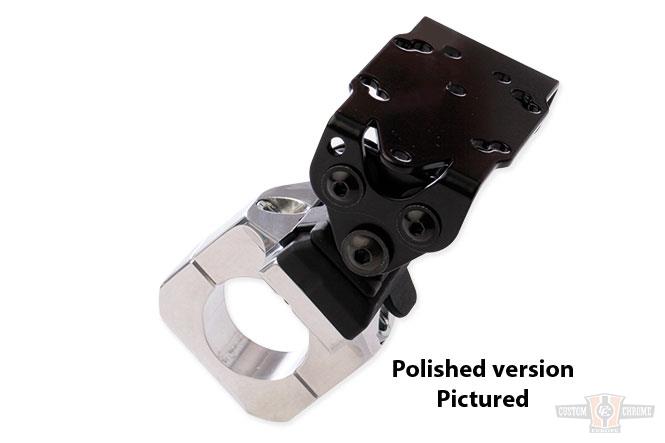 Navigation / Phone Bracket Universal, 7/8" (22 mm), Black For Harley-Davidson