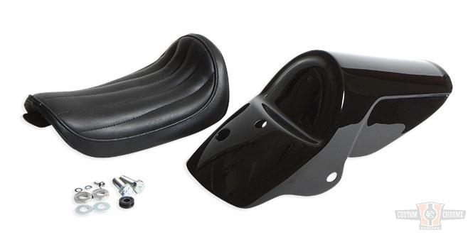 Tail Section, Gunfighter, Seat Vertical, Black For Harley-Davidson