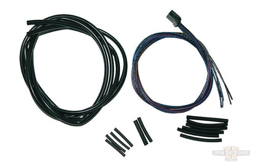 36" Front Turn Signal Relocation Harness (Solder On And OEM Plug Installed) For Harley-Davidson