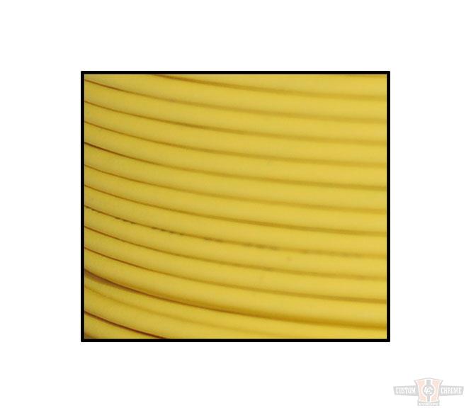 18-Gauge, 100 Feet Spool of Primary Wire, Yellow For Harley-Davidson