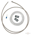 Regulator Harness "DIY" Kit Fits All Regulators. (1) Stainless Braid, (1) Clear Heat Shrink. For Harley-Davidson