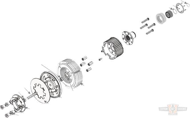 Seal For Cluch Hub Nut For Harley-Davidson