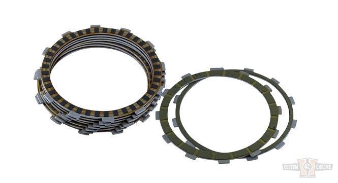 Clutch Friction Plate Kit- Carbon Fiber For Harley-Davidson