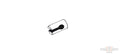 Slotted Bushing 1/4" O.D. for Throttle/Idle Cables (10 Per Pack) For Harley-Davidson