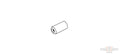 Fitting Brass Cable End 0.125" I.D. , 0.250 O.D. (10 Per Pack) For Harley-Davidson