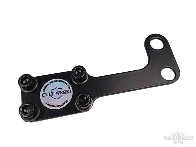 Coil Bracket, black For Harley-Davidson