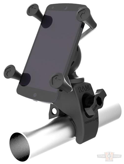 RAM Tough-Claw™ Mount With Universal X-Grip® Phone Cradle For Harley-Davidson