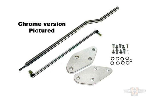 2" Extension Kit, Dyna, Black For Harley-Davidson