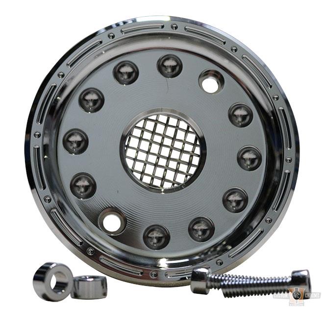 Outlaw Chrome Sprocket Cover Kit For Harley-Davidson