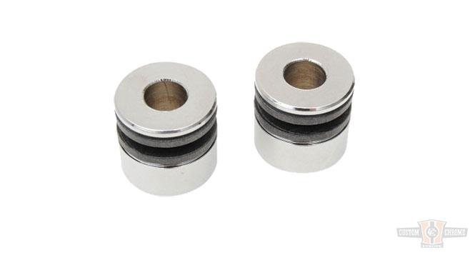 Replacement Bushings For Detachable Docking Hard Ware , .135" Slot , .640" Diameter , 3/8" Hole For Harley-Davidson