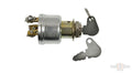 Universal Ignition Switch, 3 Position, Mounting Stem Diameter 5/8", Length 7/16", 12V 5/10 AMP For Harley-Davidson