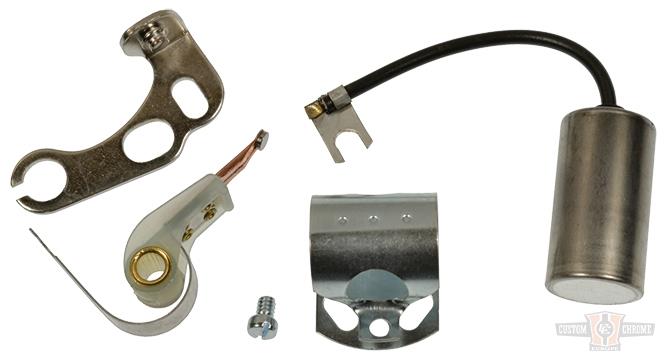 Points & Condenser Kit For Harley-Davidson