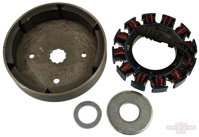 Stator/Rotor Kit Including Spacer, 32 AMP For Harley-Davidson