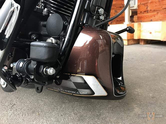 Frame Cover, Racing, Paintable For Harley-Davidson