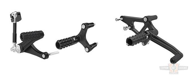 Rear Controls, Black Ops For Harley-Davidson