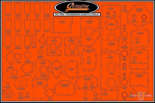 Gasket Board, all Transmissions For Harley-Davidson