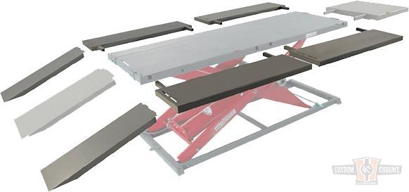 MC625R Air Lift Extension Panel, Front/Back, Black For Harley-Davidson